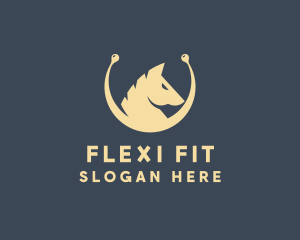 Horse Stallion Equestrian logo design