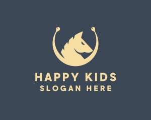 Horse Stallion Equestrian logo design