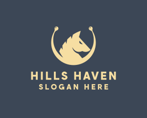 Horse Stallion Equestrian logo design