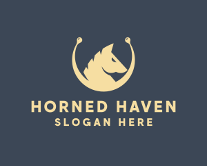 Horse Stallion Equestrian logo design