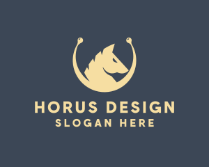 Horse Stallion Equestrian logo design