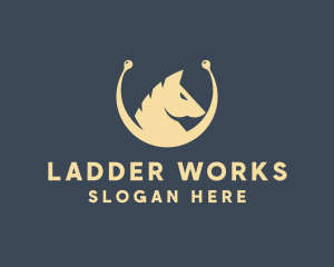 Horse Stallion Equestrian logo design