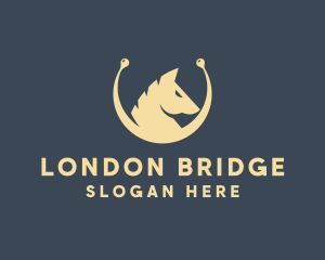 Horse Stallion Equestrian logo design