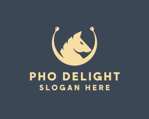 Horse Stallion Equestrian logo design