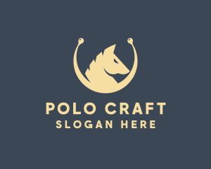 Horse Stallion Equestrian logo design