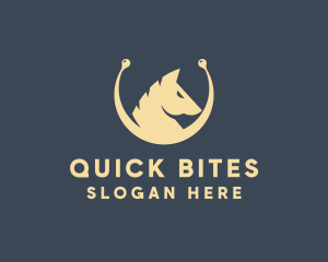 Horse Stallion Equestrian logo design