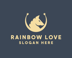 Horse Stallion Equestrian logo design