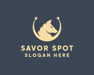 Horse Stallion Equestrian logo design