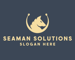 Horse Stallion Equestrian logo design