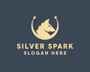 Silver - Horse Stallion Equestrian logo design