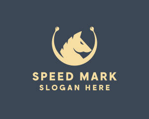 Horse Stallion Equestrian logo design