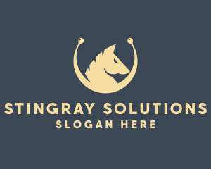 Horse Stallion Equestrian logo design