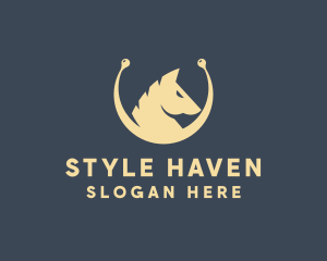 Horse Stallion Equestrian logo design