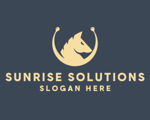 Horse Stallion Equestrian logo design