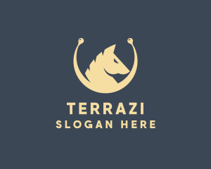 Horse Stallion Equestrian logo design