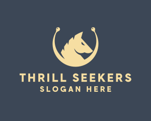 Horse Stallion Equestrian logo design