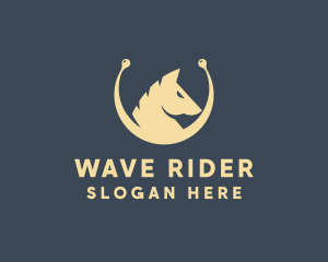 Horse Stallion Equestrian logo design