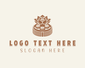 Spring Roll - Baozi Dining Cuisine logo design