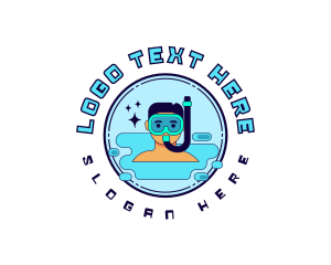 Hobby - Water Activity Snorkeling logo design