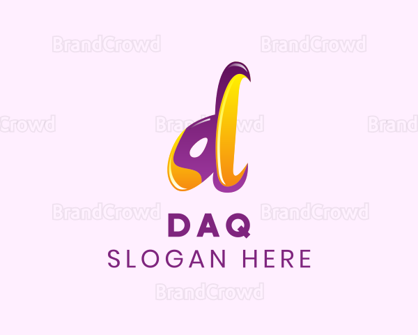 Colorful Letter D Logo