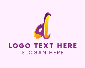Digital Marketing - Colorful Letter D logo design