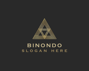 Monoline - Luxury Premium Pyramid Triangle logo design