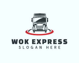 Forwarding Truck Express logo design