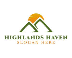 Highlands - Mountain Sun Nature Park logo design