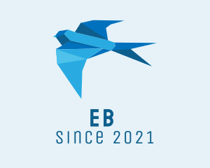 Etsy - Blue Sparrow Origami logo design