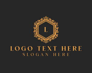 Legal Advice - Royal Ornamental Hexagon logo design