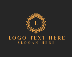 Fashion - Royal Ornamental Hexagon logo design
