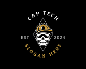 Cap - Skull Cap Apparel logo design
