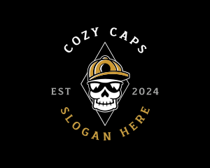 Skull Cap Apparel  logo design