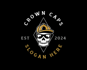 Skull Cap Apparel  logo design