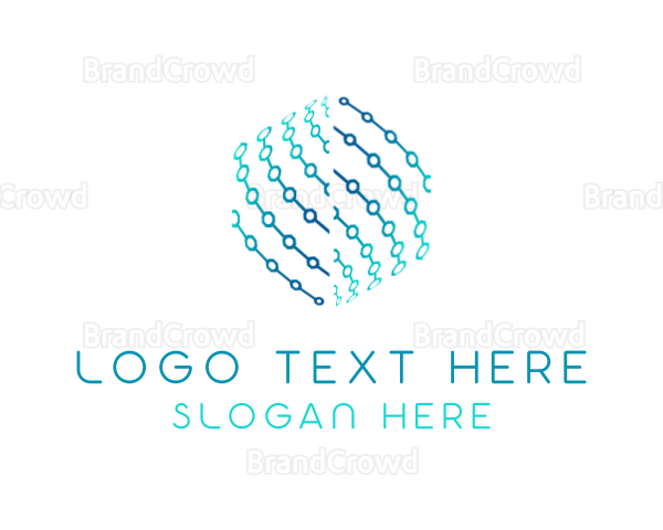 Hexagon Tech Circuit Link Logo