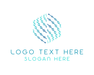 Telecommunication - Hexagon Tech Circuit Link logo design