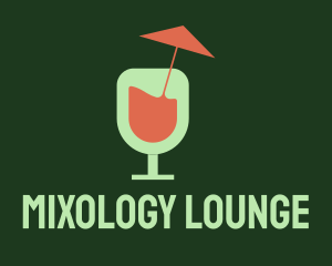 Cocktail - Cocktail Beach Glass logo design