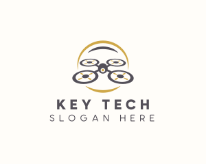 Drone Camera Photography Logo