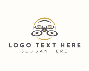 Drone - Drone Camera Photography logo design