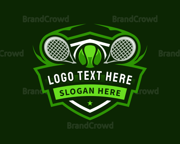 Tennis Sports Ball Logo