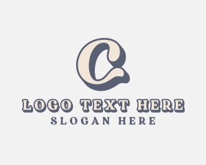 Cursive - Business Company Agency Letter C logo design