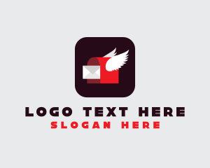 App Icon - Flying Mailbox App logo design