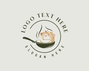 Saute - Cooking Pan Restaurant logo design