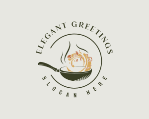 Cooking Pan Restaurant Logo