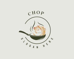 Culinary - Cooking Pan Restaurant logo design