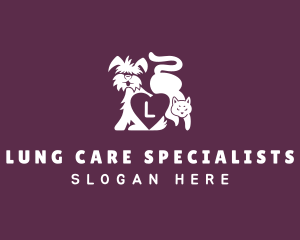 Pet Heart Veterinary logo design