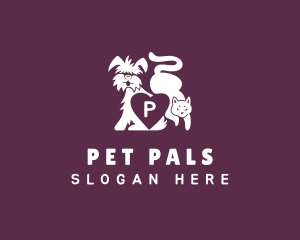 Pet Heart Veterinary logo design