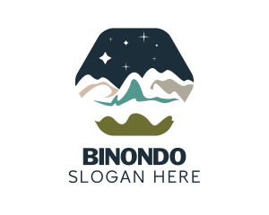 Mountain Scenery Camping  Logo