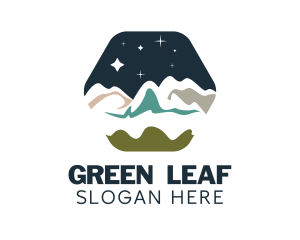 Mountain Scenery Camping  Logo