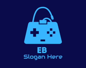 Blue Game Bag logo design
